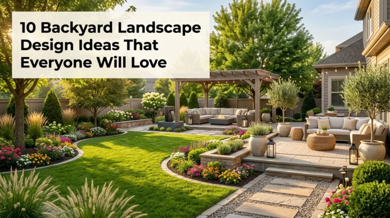 10 Backyard Landscape Design Ideas That Everyone Will Love