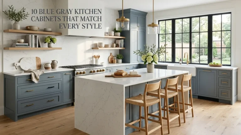 10 Blue Gray Kitchen Cabinets That Match Every Style