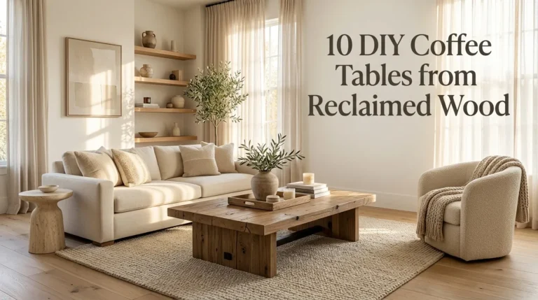 10 DIY Coffee Tables from Reclaimed Wood
