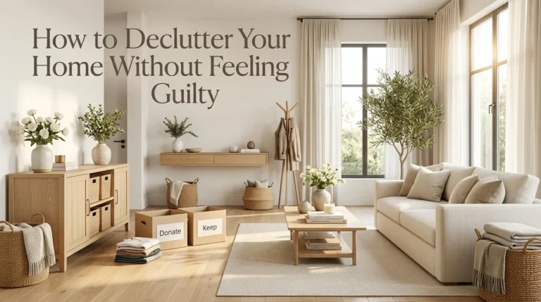 How to Declutter Your Home Without Feeling Guilty