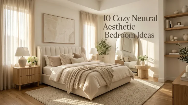 10 Cozy Neutral Aesthetic Bedroom Ideas