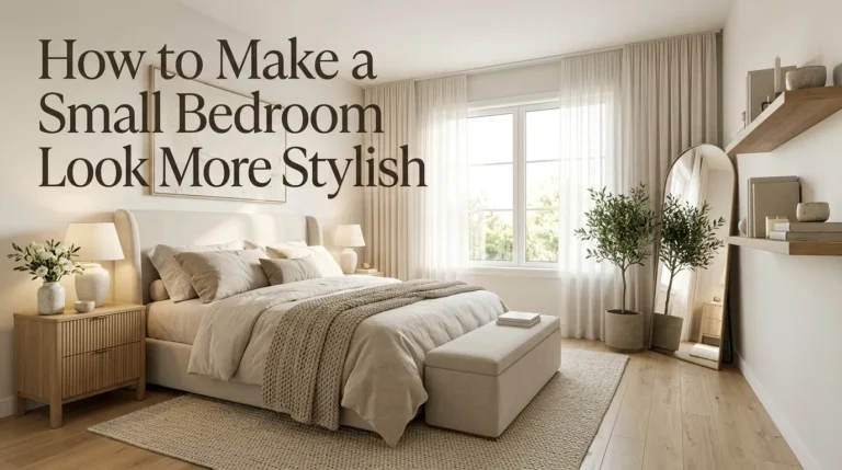 How to Make a Small Bedroom Look More Stylish