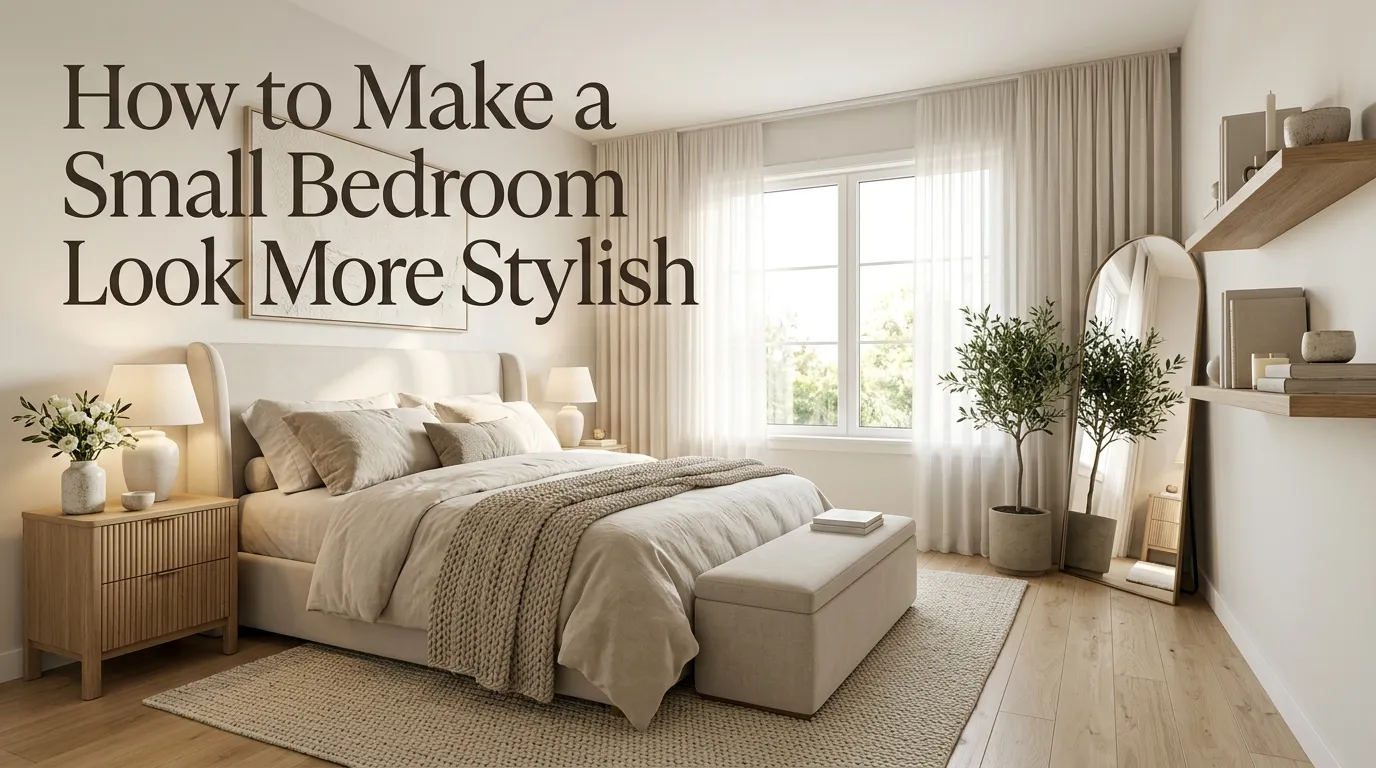 How to Make a Small Bedroom Look More Stylish