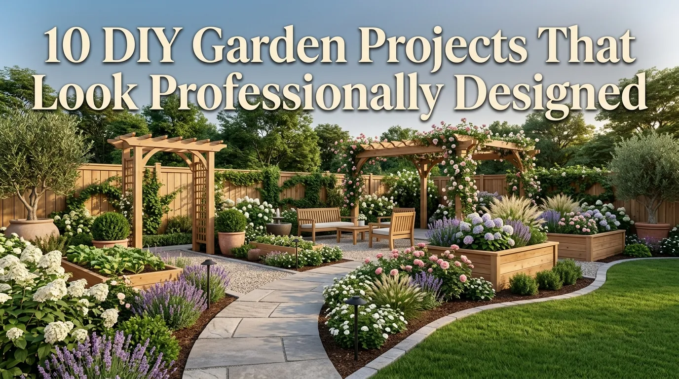 10 DIY Garden Projects That Look Professionally Designed