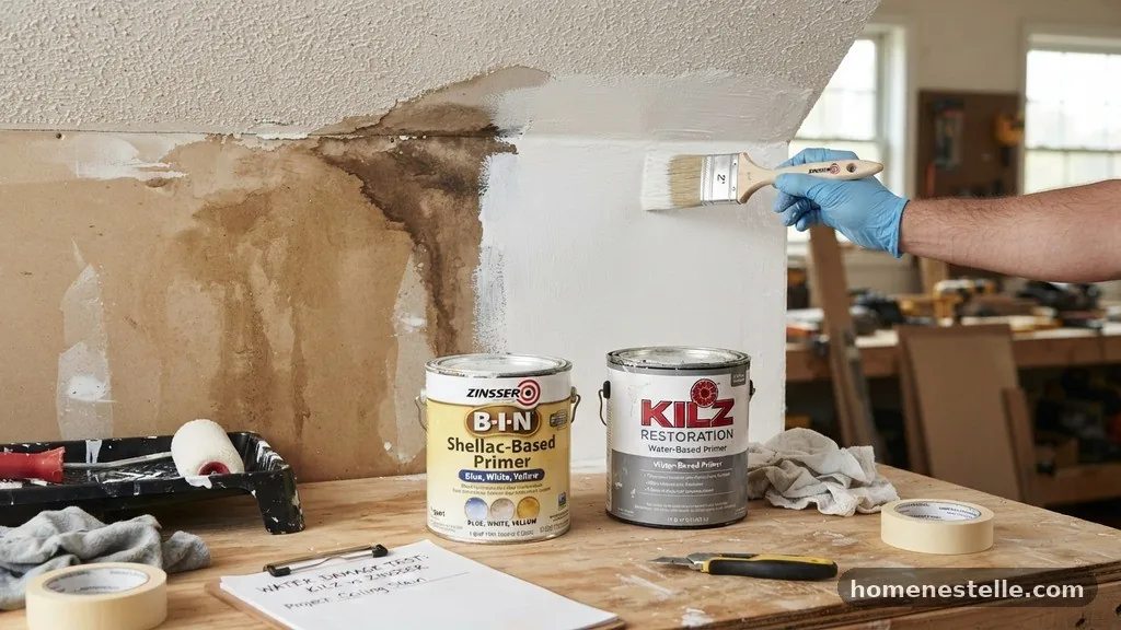 Choosing the Right Product for Your Budget - Kilz vs Zinsser B-I-N: Best Shellac-Based Primer for Sealing Water Stains