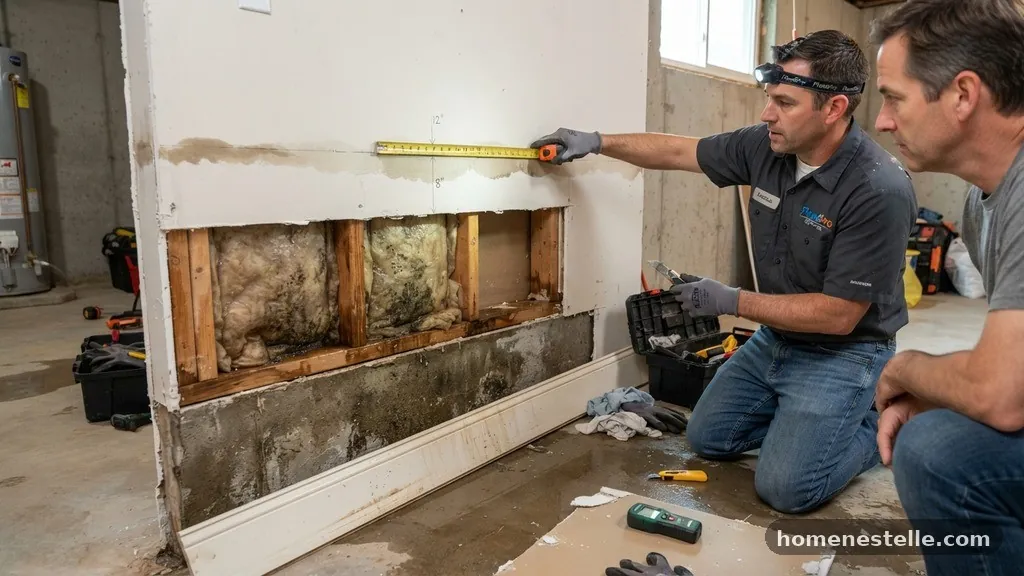 How Much Drywall Should Be Removed Above a Flood or Baseboard Leak (12" Rule)?